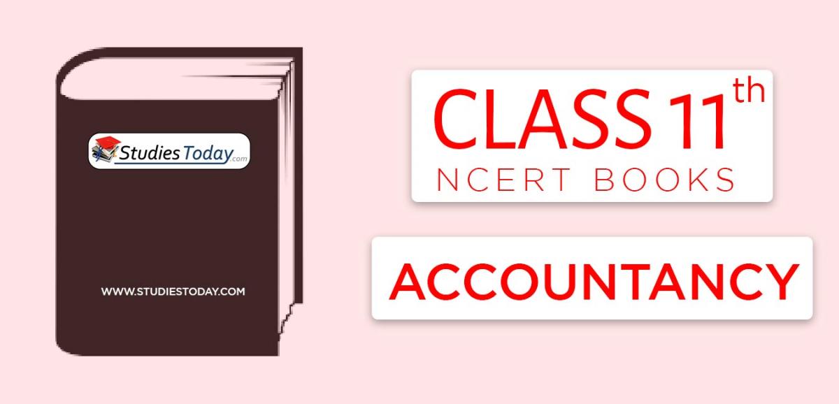 NCERT Book for Class 11 Accountancy free pdf download